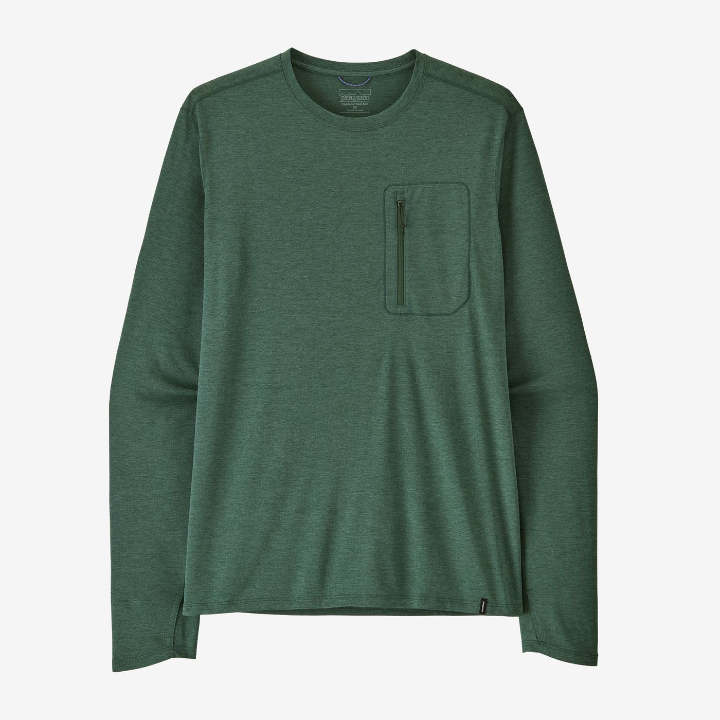 Men’s Long-Sleeved Capilene® Cool Sun Shirt - Canopy Green